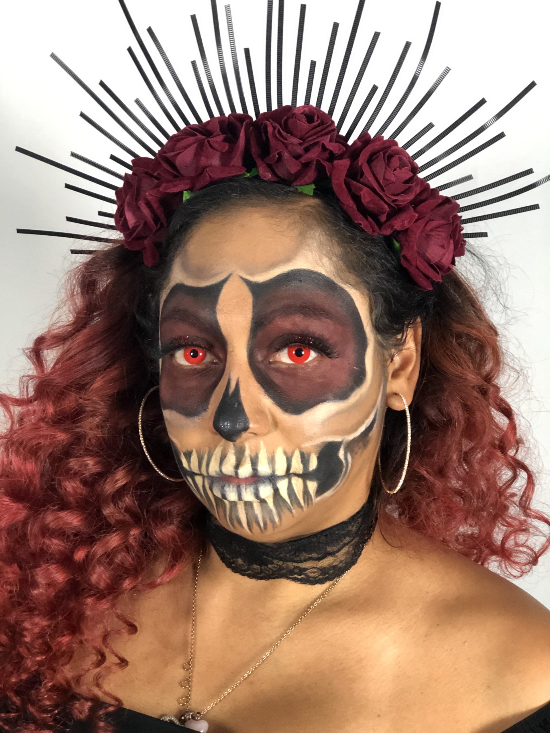 Student makeup look