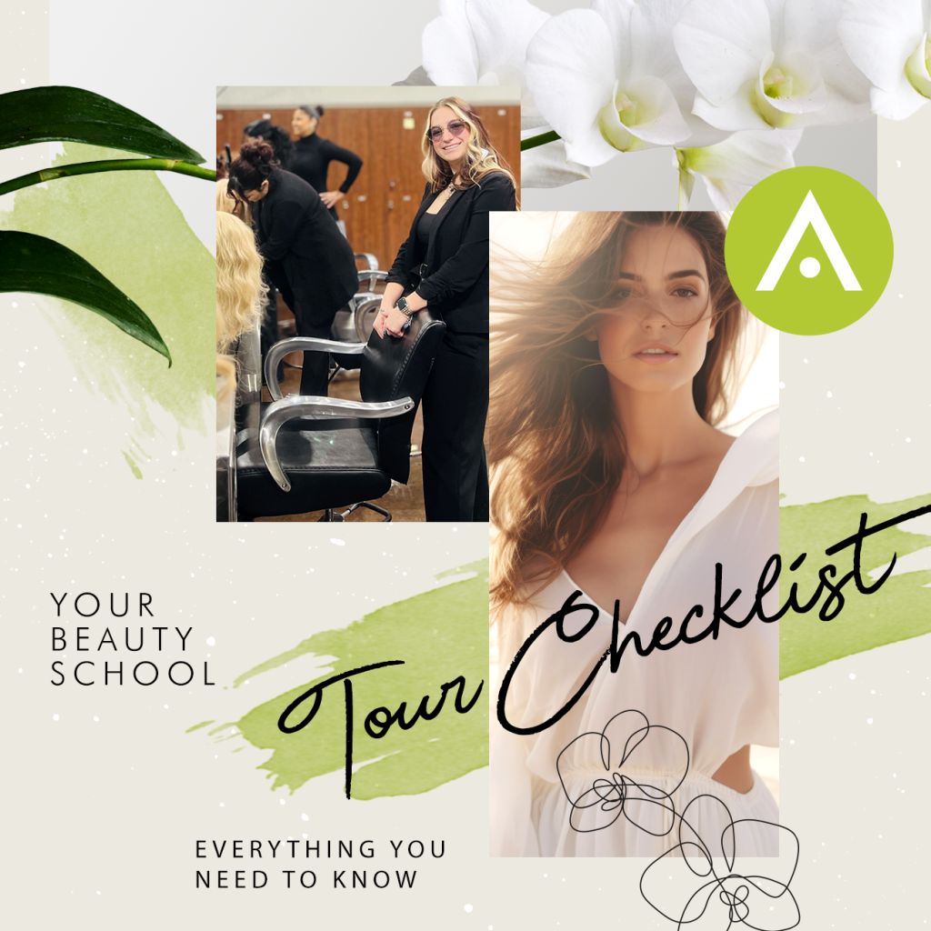 beauty school student
